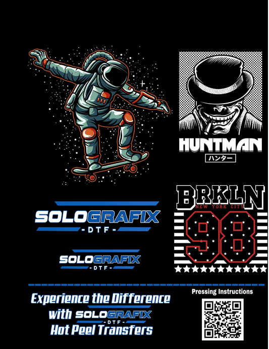 FREE!! DTF Sample Pack - One Per Customer